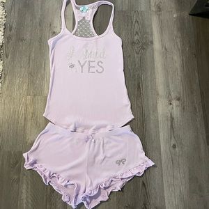 Betsy Johnson “I Said Yes” engagement pajama set